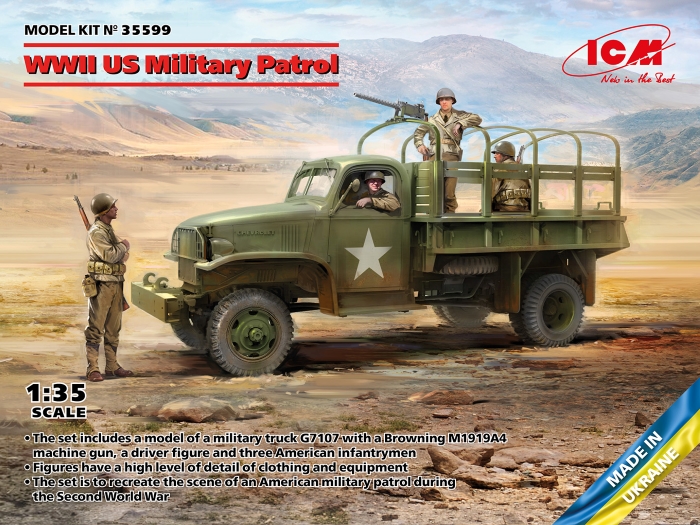 1/35 G7107 US Military Patrol WW II