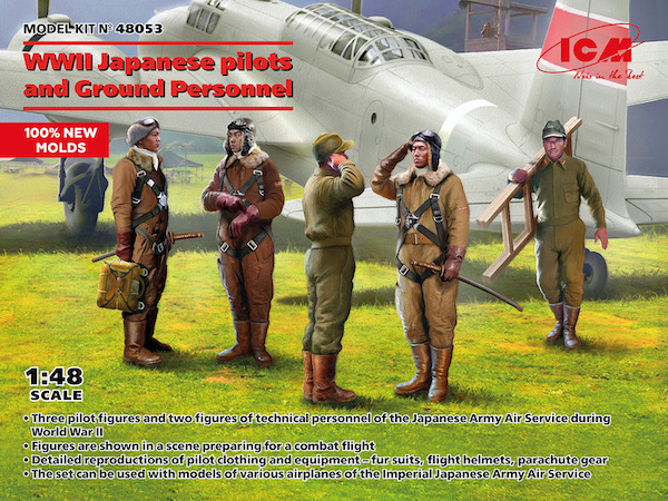 1/48WWII Japanese Pilots and Ground Personal