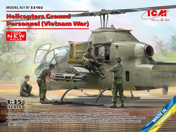 1/35 US Helicopter Ground Personal (1960s-1970s)