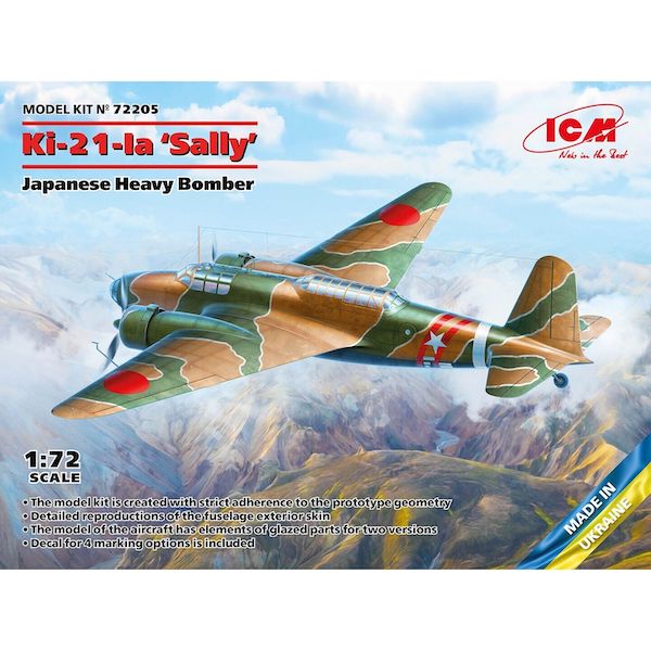 1/72 Ki-21-la Sally