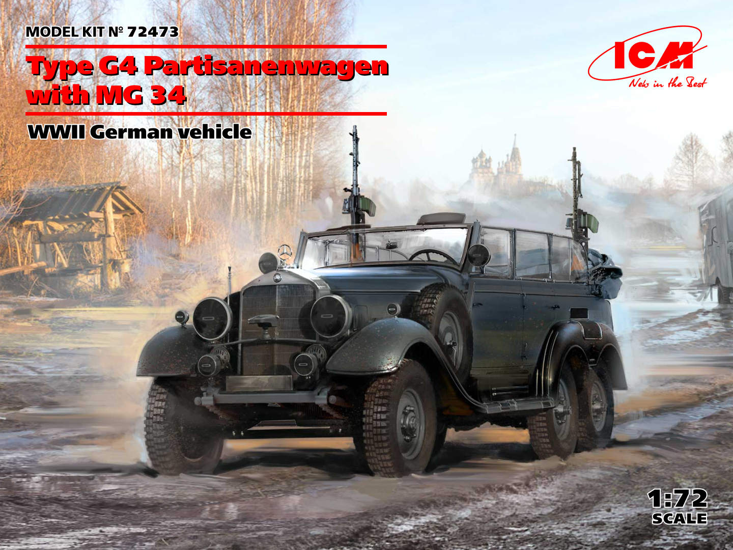 1/72 Type G4 Partisanenwagen wMG34