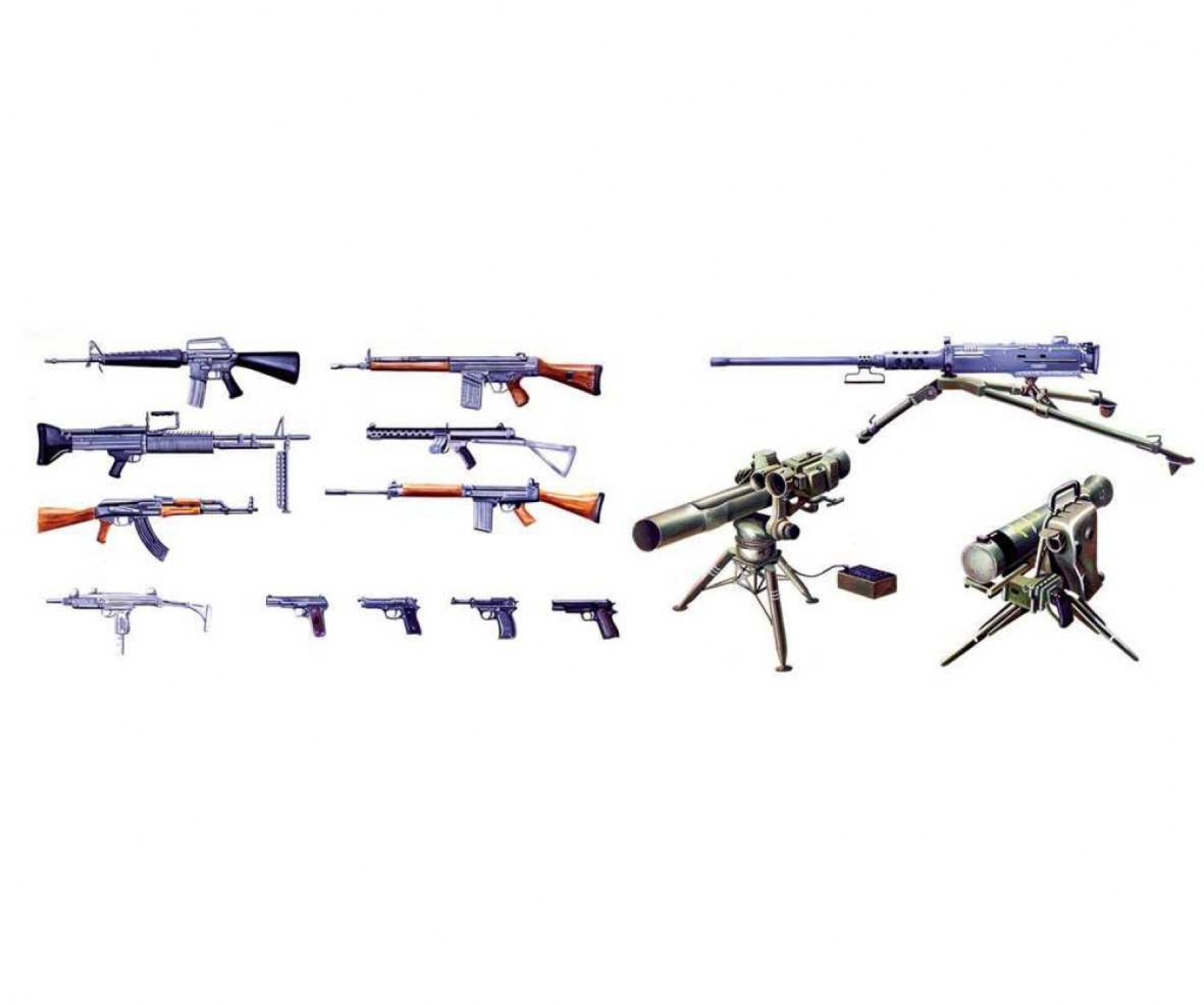 1/35 Milit&#228;r-Set Moderne Waffen