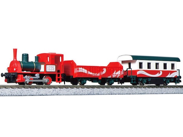 N Pocket Line Chistmas Train 3 Unit Set