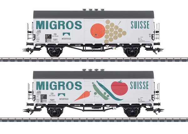 Coffret de wagons r&#233;frig&#233;rants pour le transport de bi&#232;re Holsten