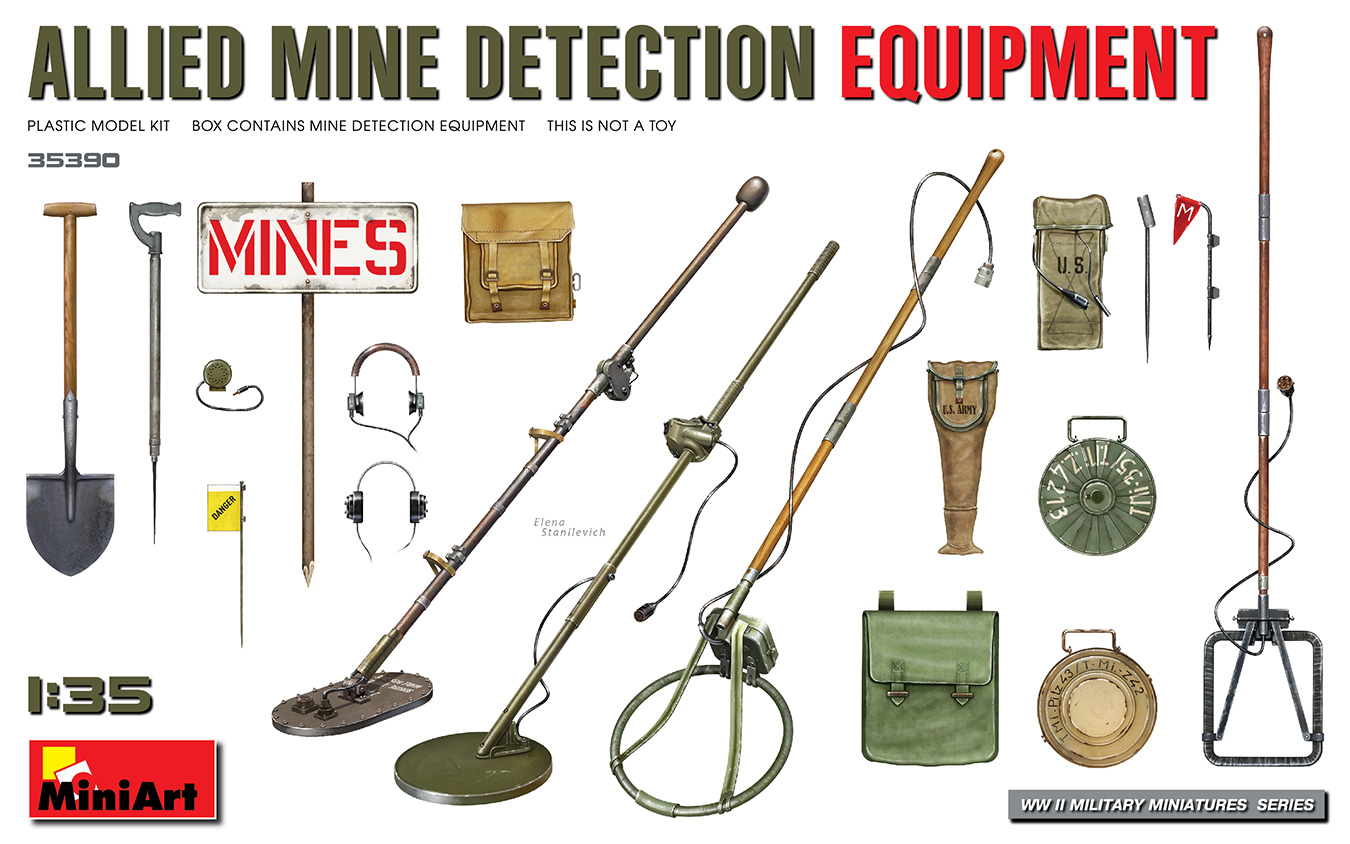 1/35 Alied Mine Detection Equipment