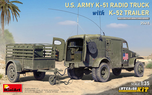 1/35 K-51 Radio Truck with K-52 Trailer