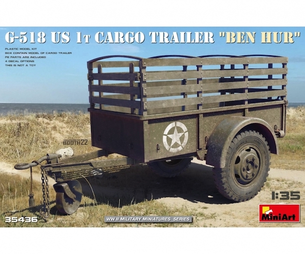 1/35 G-518 US 1to Cargo Trailer &quot;Ben Hur&quot;