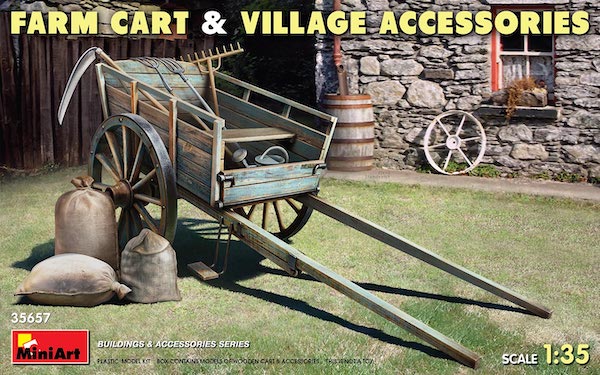 1/35 Farm Cart &amp; Village Accessories
