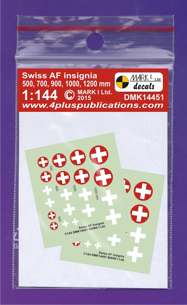 1/144 Decal Swiss Insigna