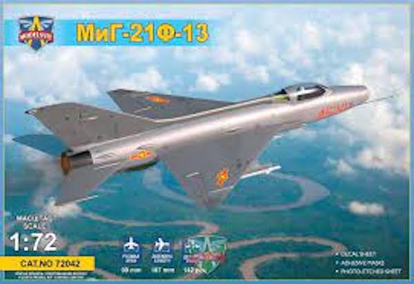 1/72MiG-21F-13 supersonic jet fighter