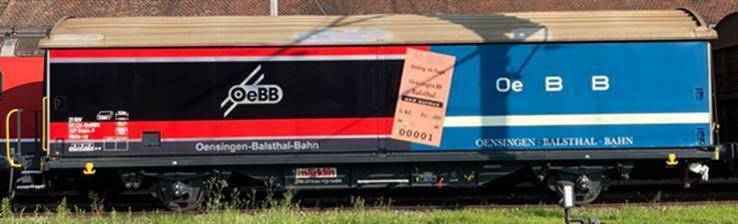 H0  Schiebewandwagen Hbils Jubil&#228;um OeBB 