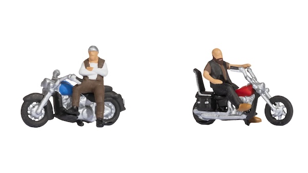 H0 Rocker auf Motorr&#228;der