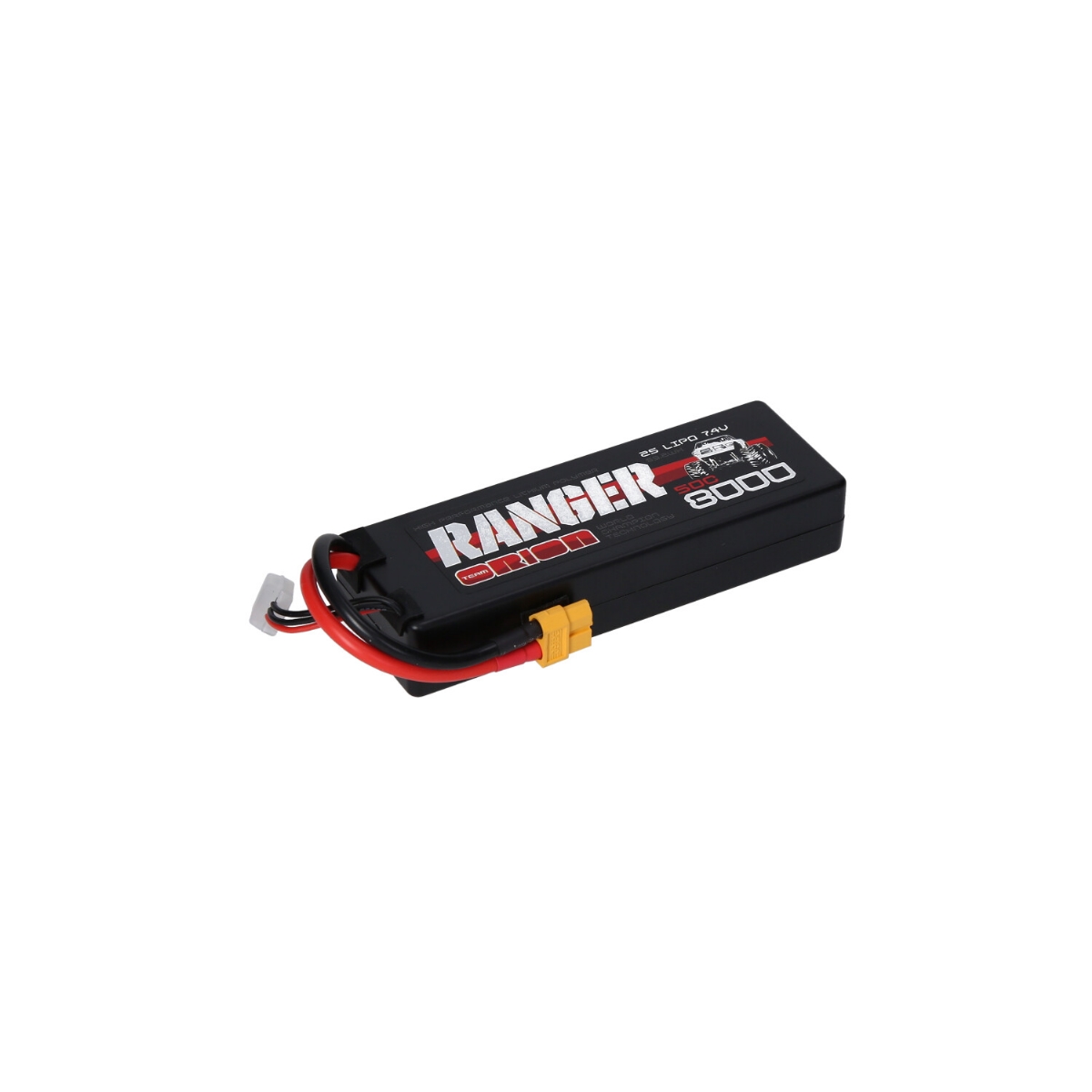 2S 64C Ranger LiPo Battery 8000 mAh 7.4 V w/XT60 Plug