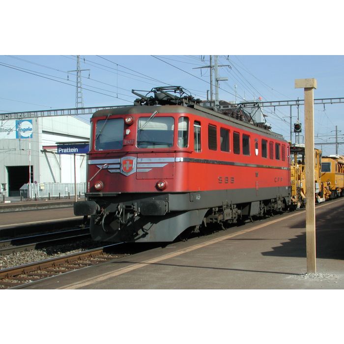 H0SBB E-Lok Ae 6/6 11417 Kanton Fribourg,rot EpV DC