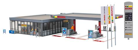 H0 Migrol  Tankstelle