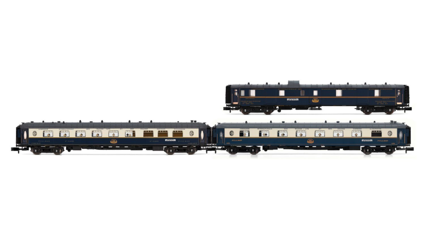 N CIWL 3-teil. Set Edelweiss Pullman Express DD3, VP Fleche d&amp;#39;Or+ VPC &amp;#201;toile du Nord, Ep. II