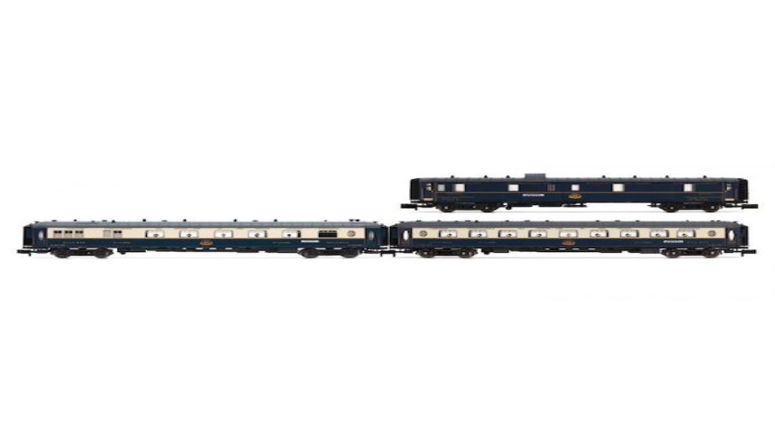 N CIWL 3-teil. Set Edelweiss Pullman Express DD3, VP Fleche d&amp;#39;Or+ VPC &amp;#201;toile du Nord, Ep. II