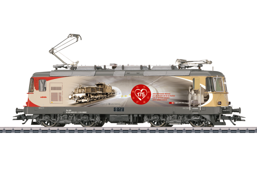 Locomotiva speciale per &amp;quot;175 anni di ferrovie svizzere&amp;quot;