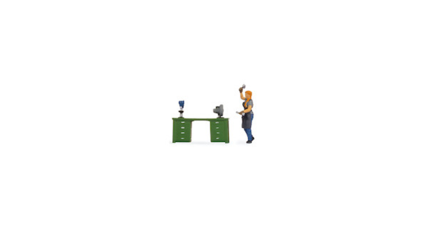 H0 Tiny Scenes Bei der Arbeit
