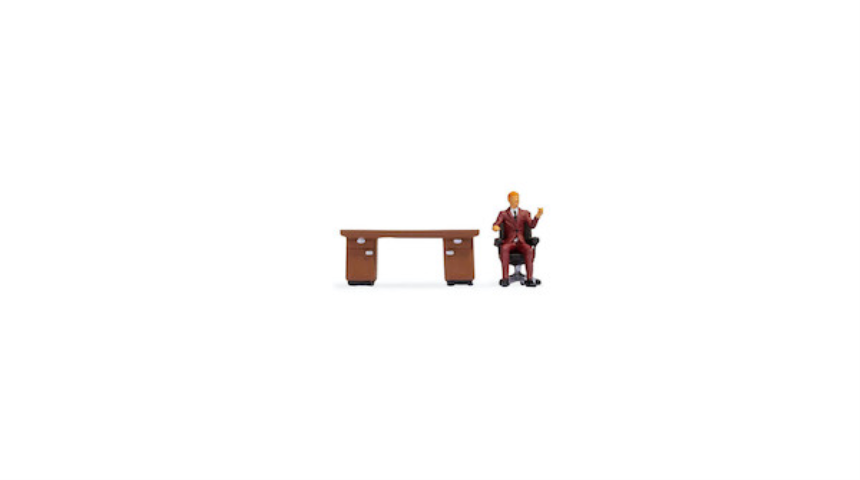 H0 Tiny Scenes Im B&amp;#252;ro