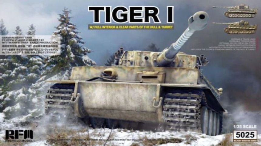 1/35TIGER EARLY PRODUCTION W/FULL INTERIOR
