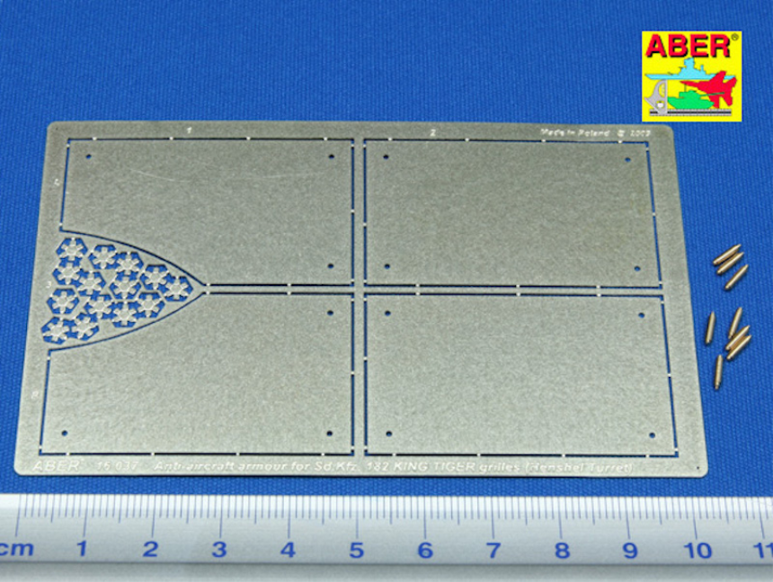 1/16 Tiger II Henshel- Vol.4- Armour for grilles