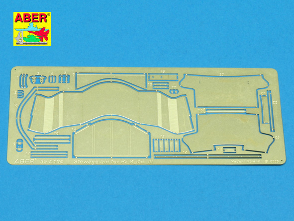 1/35 Turret stowage bins for Pz.Kpfw. III