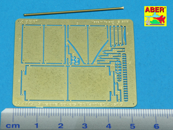 1/35 Aditional shrapnel covers for Panther.G