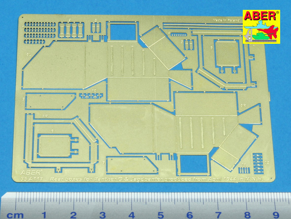 1/35 Rear boxes for Panther G from M.N.H.