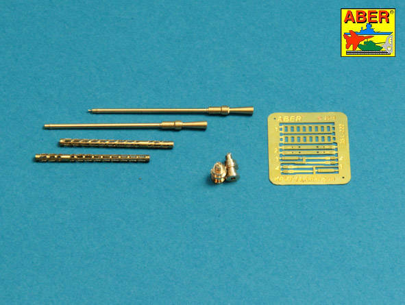 1/35 Set of 2 barrels for Russian 14,5 mm machine guns KPVT used on ZPU-2 or ZPU-4