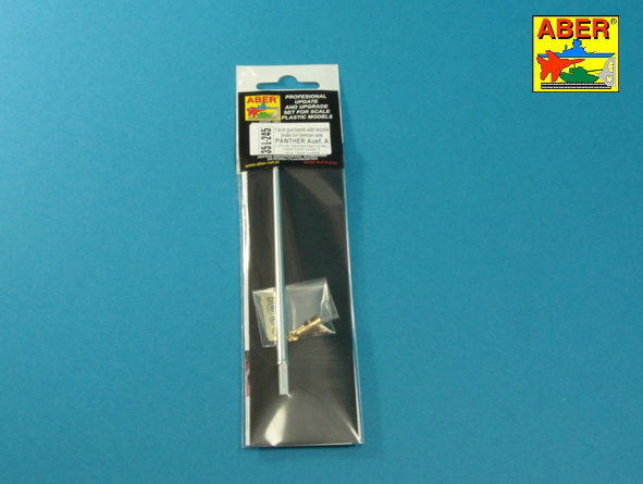 1/35 7,5 cm  barrel  with muzzle brake for Panther Ausf.A
