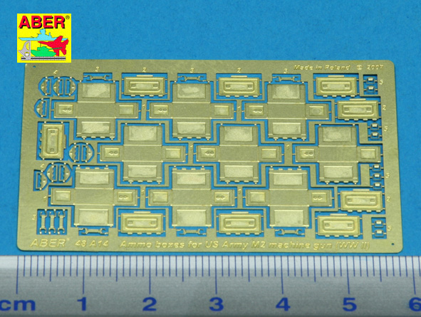 1/48 Ammo boxes for M2 machine gun (WW II)