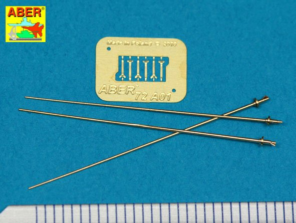 1/72 German 2 m antennas x3 pcs