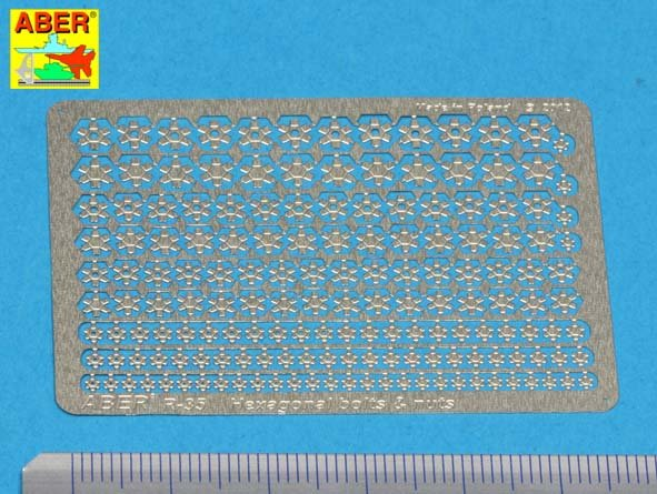 1/35 Hexagonal bolts &amp; nuts