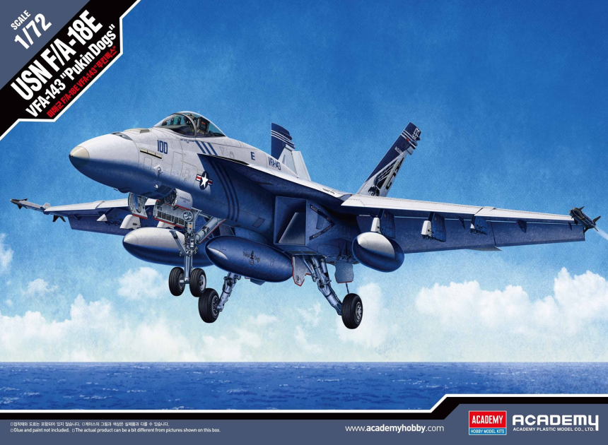 1/72 USN F/A-18E Pukin Dogs