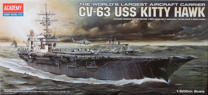 1/800 CV-63 USS KITTYHAWK