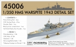 1/350 Detailset f&amp;#252;r Warspite (Academy)