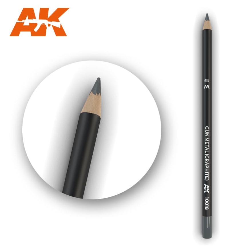 Watercolor Pencil Gun Metal (Graphite) (Cajas de 5 Quantity)