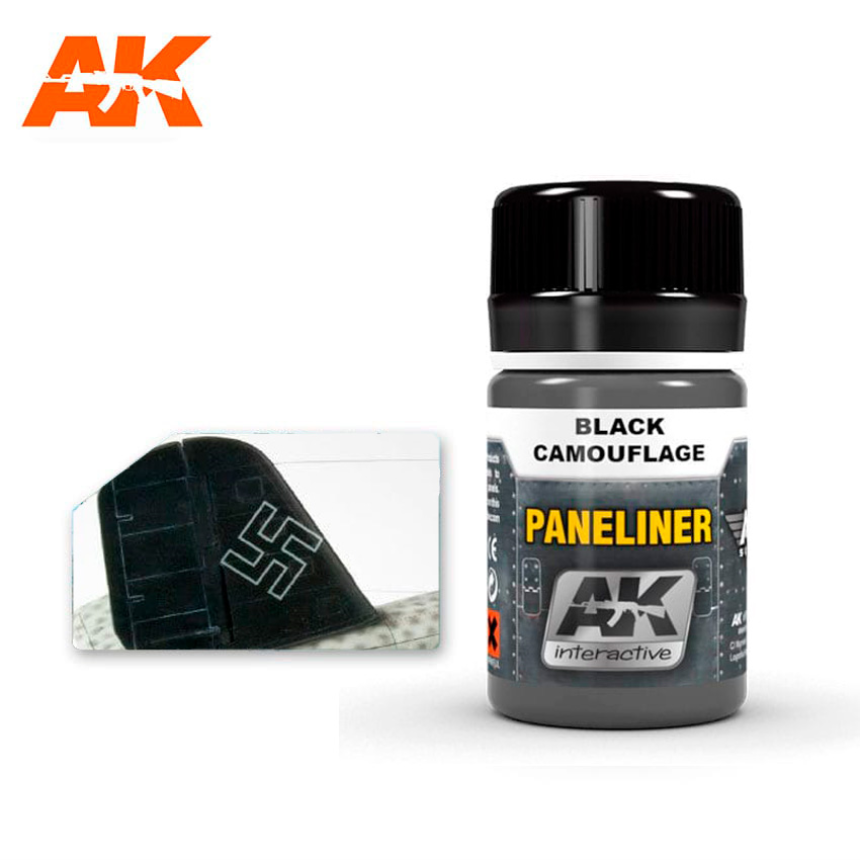 Paneliner for black camouflage 35ml
