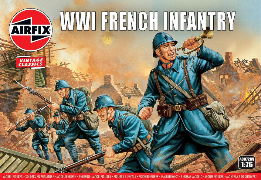 1/76 WWI French Infantry