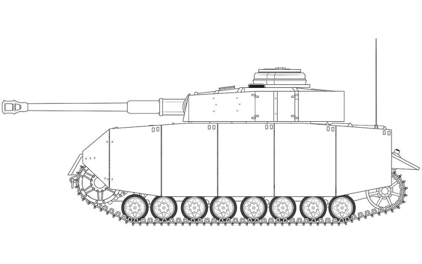 1/35 Panzer IV Ausf. H, mittl
