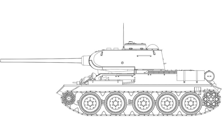 1/35 T34/85 II2 Factory Produ