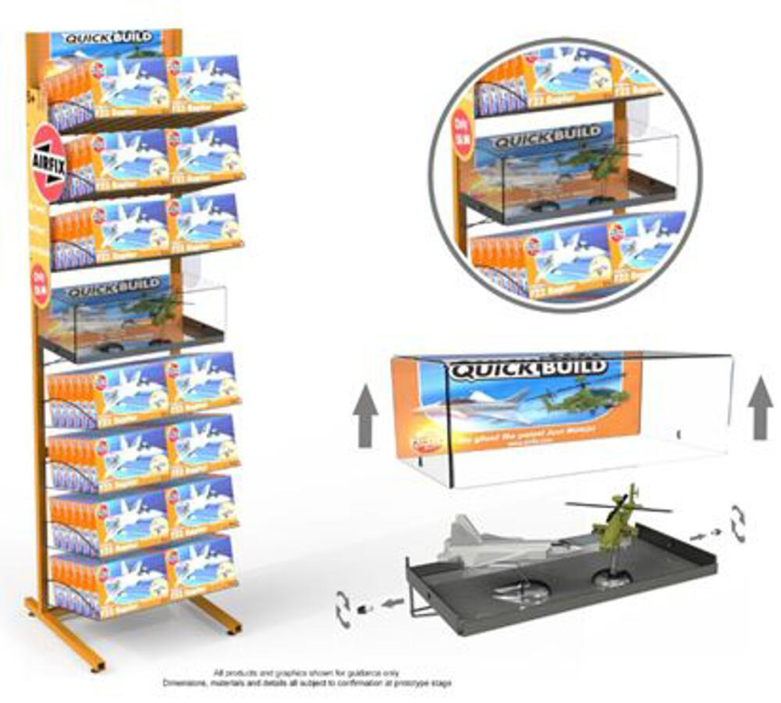 Quickbuild Display mit Vitrin