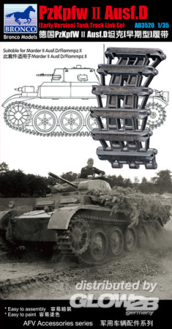 1/35Pzkpfw.II Ausf.D (Early Version) Track Link Set