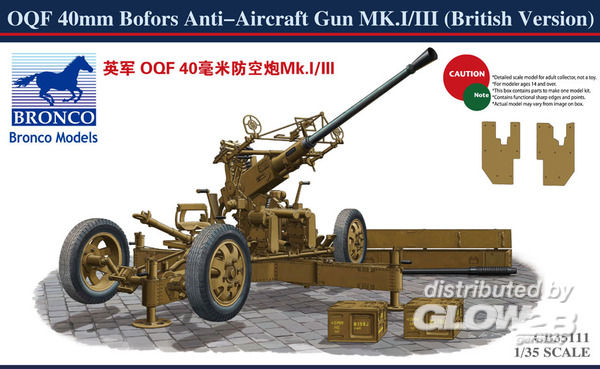 1/35OQF 40mm Bofors Anti-aircraft Gun(Britis