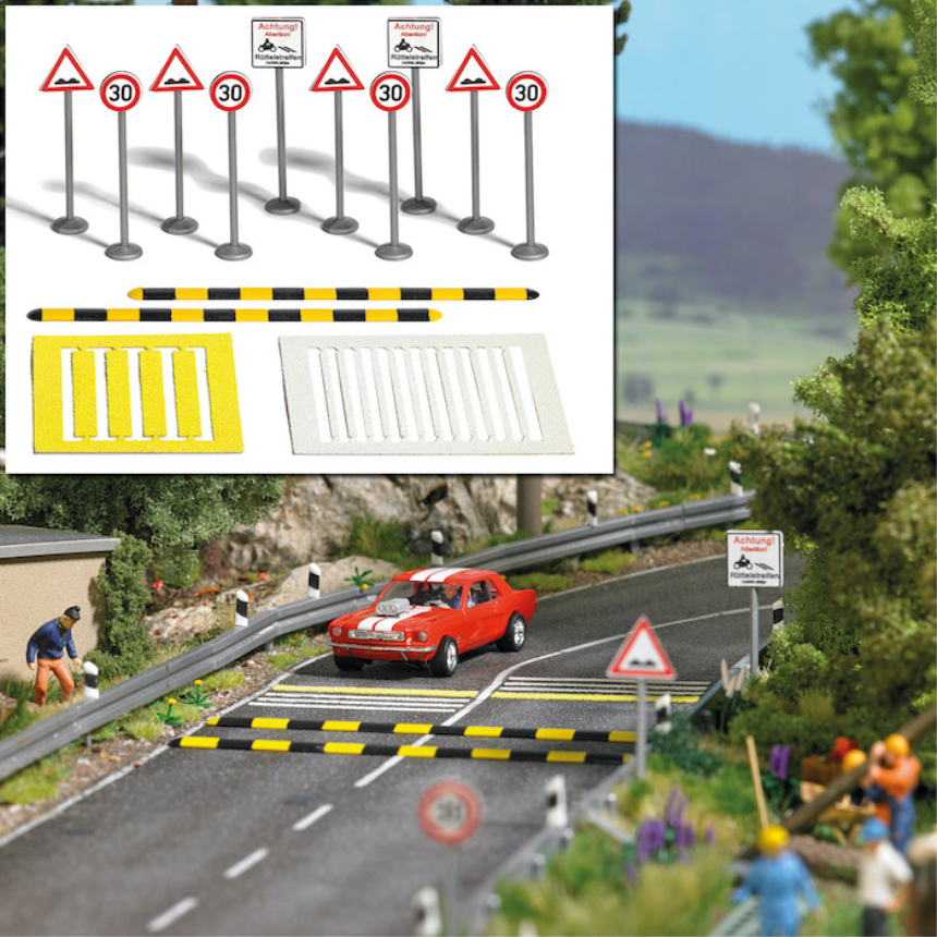 H0 Verkehrsberuhigungs-Set H0