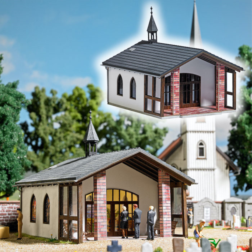 H0 Friedhofskapelle/Trauerhalle