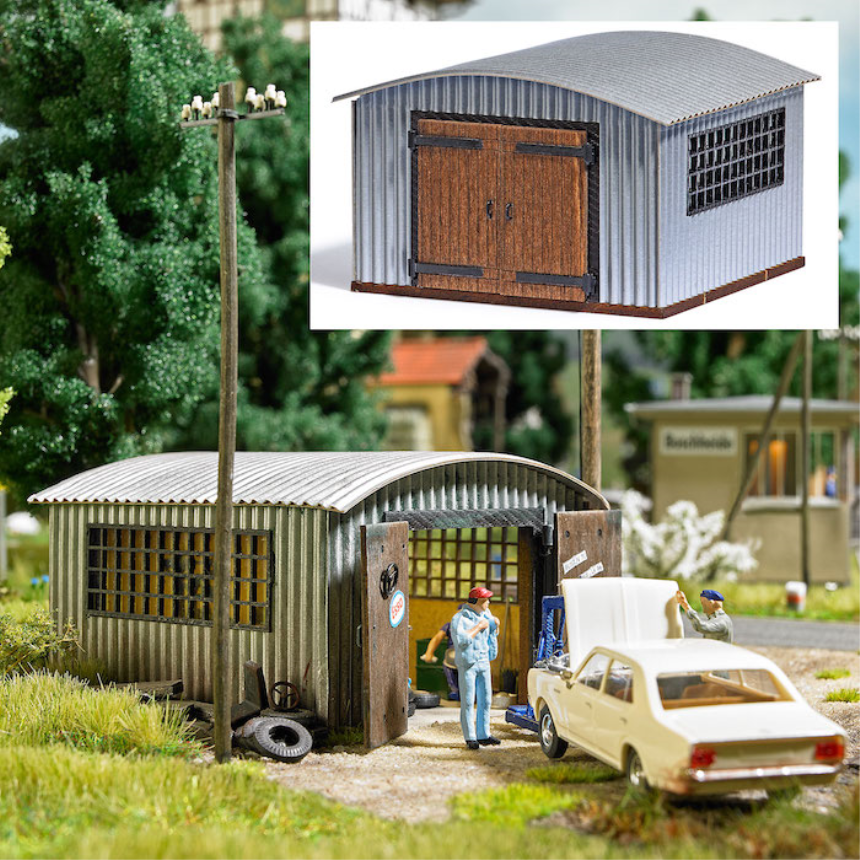 H0 Wellblechschuppen H0