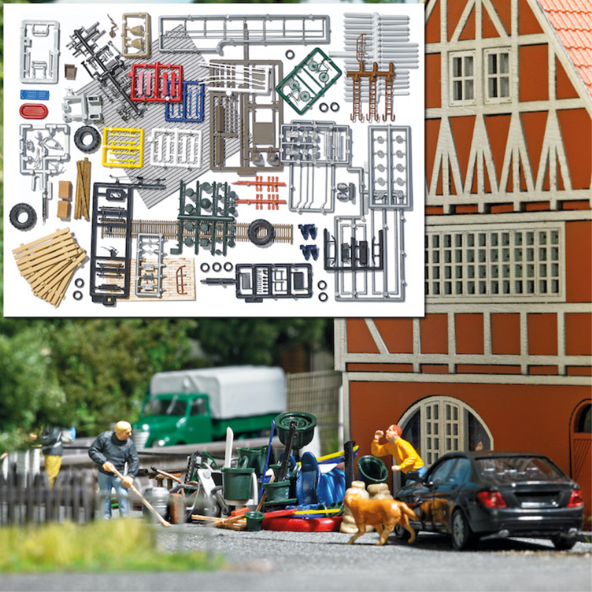 H0 Ger&#252;mpel-Set H0