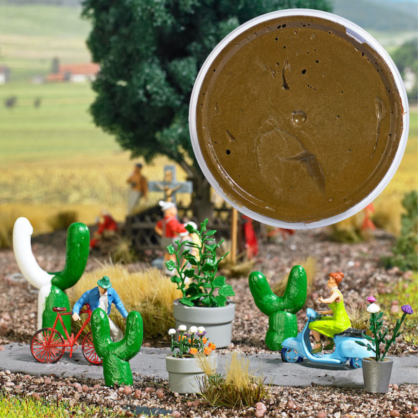 Modellbau Knete braun